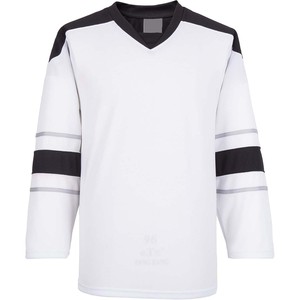 Venta al por mayor OEM personalizado Reversible Pro Teamwear Durable Poliéster Absorbe la humedad Tejido de secado rápido Elite Ice Hockey Jerseys - Product Image 5