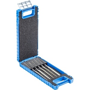D 181 HORSE 5-Piece Diamond Needle <b>File</b> Set 140 mm Length for Woodworking & Metalworking - Product Image 1