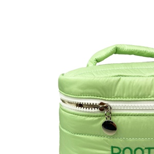 Fluffy Luxury Fashion Sewn Material Handheld Cosmetic Bag with Zipper Closure Customizable Logo Nylon - Product Image 4