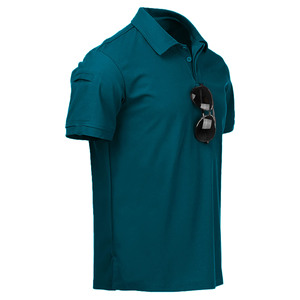 Polo en polyester décontracté de haute qualité pour hommes, design tendance et élégant avec des motifs uniques, polos - Product Image 1