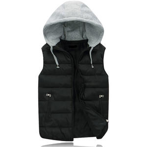 Service OME personnalisé vente en gros nouveau design casual hommes sans manches gilet matelassé pour hommes - Product Image 2