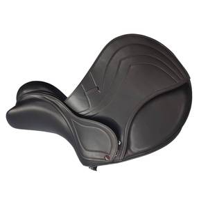 Selle de cheval longue et confortable conçue pour une utilisation en endurance avec un arbre en bois et un produit vétérinaire de construction en cuir - Product Image 1
