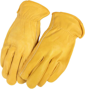 ถุงมือขับรถหนังวัวแบบพรีเมี่ยมออกแบบด้วยนิ้วโป้งหลักให้การเคลื่อนไหวที่เหนือกว่าสำหรับการทำงานที่หลากหลาย - Product Image 4