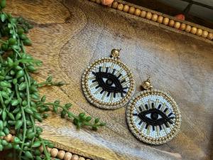 Pendientes de cuentas de budismo hechos a mano con cuentas de semillas de algodón, ligeros, llamativos, para fiestas, regalo para mujeres y niñas - Product Image 6