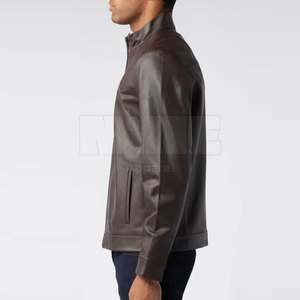 Fabricant pakistanais vestes en cuir hiver chaud hommes vestes en cuir meilleur prix vestes en cuir - Product Image 4