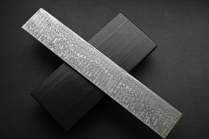 Billets droits en acier Damas sur mesure, de qualité professionnelle, conformes aux normes OEM, pour la construction, 12 pouces x 2 pouces x 4 mm - Product Image 3