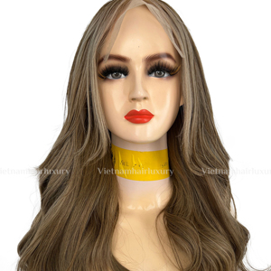 Pelucas onduladas de cabello Remy vietnamita Enredos y desprendimiento de extensiones de tejido de cabello de trama única - Product Image 1
