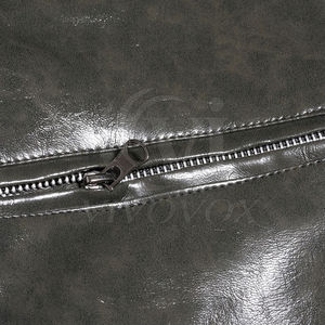 Veste de moto en cuir PU pour hommes avec col montant High Street Style Slim Fitted Zip pour l'automne - Product Image 4