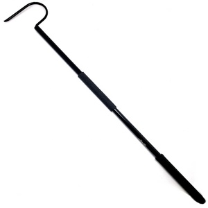Outils de jardinage de qualité supérieure, écologiques, en aluminium, rectangulaires, avec poignée antidérapante, crochet à serpents noir - Product Image 1
