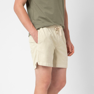 <b>Mens</b> custom vintage corduroy <b>shorts</b> featuring a solid <b>pattern</b> with mid waist design and adjustable drawstring ideal for <b>Men</b> - Product Image 2