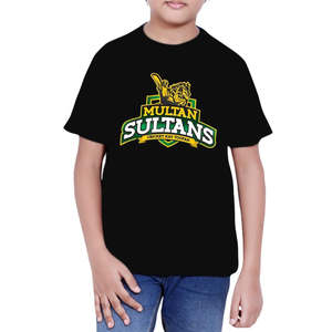Camiseta Multan Sultan para niños - Negra - Product Image 1