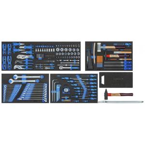 Banco de Trabajo Móvil Gedore con Surtido de 198 Herramientas para Gabinetes de Herramientas - Product Image 2