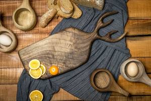 Plateau en bois en corne de cerf pour servir le fromage, pour servir la nourriture, le petit déjeuner, le bar, la cuisine, la maison, les cadeaux de mariage, le restaurant - Product Image 2