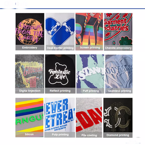 เสื้อมีฮู้ดผู้ชายผ้าคอตตอนผสมขนาดใหญ่มีซิปดีไซน์แบบเต็มตัวกำหนดเองปักพลอยเทียมพิมพ์พัฟขนาดพิเศษผ้าถัก - Product Image 6