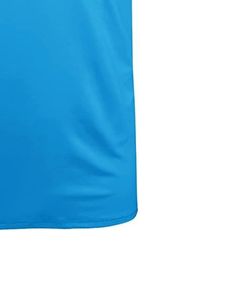 Camiseta Polo Azul Cielo Personalizada para Hombre, Manga Corta, Estampado de Líneas Abstractas, Absorbe la Humedad, Poliéster Piqué, Informal, para Golf y Deportes - Product Image 6
