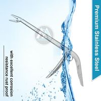 Outil de suppression d'hameçon Grip à mâchoire solide avec dents dentelées Pince de pêche essentielle Adultes