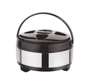 Grande marmite isotherme en acier inoxydable de 2200 ml, facile à transporter, boîte chaude avec couvercle en plastique pour la cuisson des aliments, casseroles, prix fiable - Product Image 1