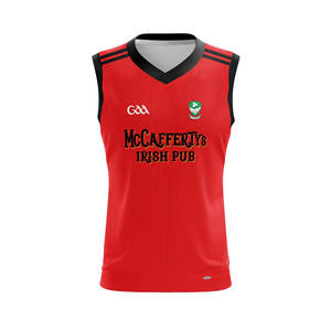 100% Polyester GAA Football Jersey Meilleure Performance Sublimé Vêtements de Football pour les Joueurs Gaéliques Conception Solide pour l'Irlande Set Style - Product Image 1