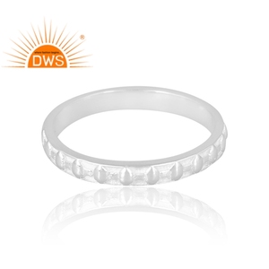 Nuevo diseño de anillo de banda de plata esterlina diseños personalizados joyería para mujeres regalo para ella, fiestas, ocasiones, Fastivales - Product Image 4