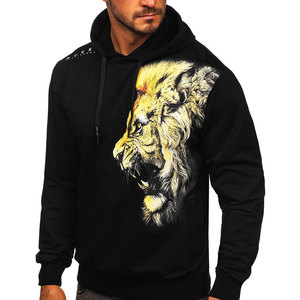 Sweats à capuche chauds d'hiver pour hommes avec impression personnalisée, nouvelle collection avec service OEM Sweats à capuche et sweatshirts pour hommes, vente en gros - Product Image 3