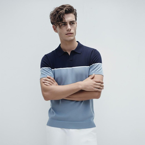 Polo rétro classique 2026 pour homme, 250 g/m², poids lourd, style streetwear - Product Image 1
