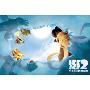 Affiche d'anime Ice Age 2 - The Meltdown, design de carte postale accrocheur - Product Image 1