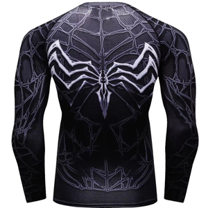 Men's Compression MMA <b>BJJ</b> Kickboxing <b>Rashguard</b> Jersey Sublimation Printing Spandex/Polyester Fabric UPF50+ Protection Quick Dry - Product Image 5