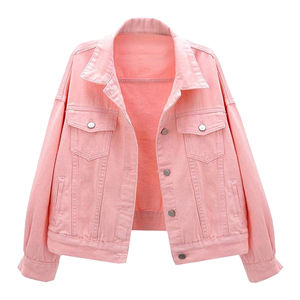 Women Fitted Color Fashion <b>Denim</b> <b>Coat</b> Woman Jacket for Ladies Fashionable Design Top Quality Material <b>Denim</b> Jacket - Product Image 1