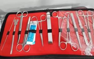 Kit de suture pour étudiants en médecine, kit de pratique de suture chirurgicale, kit de suture, instrument médical, approuvé CE ISO - Product Image 5