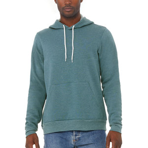 Bella unisexe poly-coton polaire pull à capuche 50% coton 50% polyester brodé à manches longues sweat à capuche imprimé polaire - Product Image 6