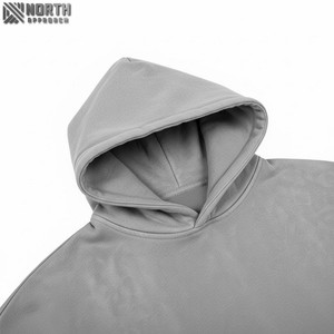 Pull à capuche imprimé en détresse à la mode pour hommes 100% coton biologique doux Durable tissu bouffant impression pour le confort quotidien - Product Image 2
