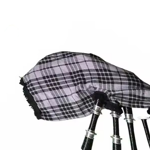 Cornemuse écossaise couleur palissandre tartan avec supports argentés Cornemuse gratuite à vendre prix de gros cornemuse entretenue OEM - Product Image 6