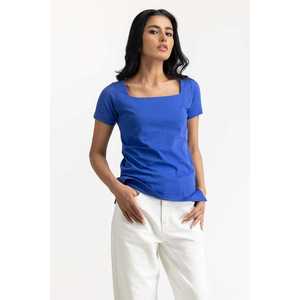 Camiseta de Punto Azul Rey para Mujer, Modelo 231-213-006 - Product Image 6