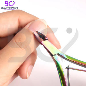 Pinzas para cutículas de acero inoxidable Dream Color, instrumentos de belleza, pinzas para cutículas de uñas de calidad superior - Product Image 2