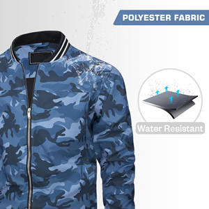 Chaqueta de gran tamaño ligera de manga larga de camuflaje de alta calidad, chaqueta de trabajo para hombre con logotipo personalizado, chaqueta de trabajo para hombre, chaqueta de trabajo al aire libre - Product Image 2