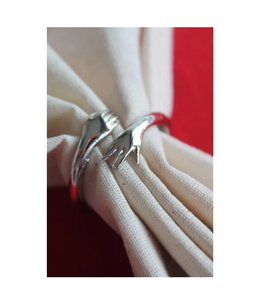 Aluminum Napkin Ring Holder for Round Shape Entertaining Party <b>Table</b> Decoration Napkin Ring with Sale Product - Product Image 5