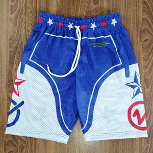 Men's Summer Casual Windbreaker <b>Shorts</b> Side Zipper Pocket <b>Cool</b> Custom Logo Eco-Friendly 100% Polyester Solid Pattern Anti-UV - Product Image 3