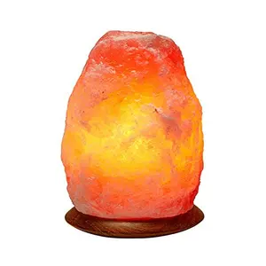Lámpara de sal del Himalaya de color rosa claro, producto de aire purificador Natural de Sian Enterprises, artesanías naturales hechas a mano - Product Image 1