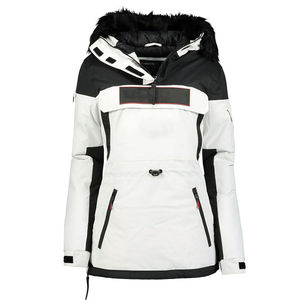 Manteau parka imperméable à capuche long pour femmes avec rembourrage thermique, coupe-vent, design et couleurs personnalisables, veste parka pour femmes - Product Image 1