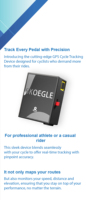 Traceur GPS intelligent et durable en plastique pour vélo |   Mises à jour de localisation en temps réel |   Analyse des performances |   Connectivité WiFi 4G 3G