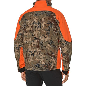 Chaqueta táctica de caza de Upland de diseño único para hombre, chaqueta de camuflaje para exteriores con cremallera, tela impermeable - Product Image 4