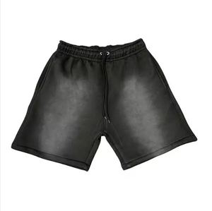 Short Cargo Acid Washed Street wear Sun Faded Distressed Acid Washed Shorts pour hommes High Quality Men Cotton French Terry - Product Image 2