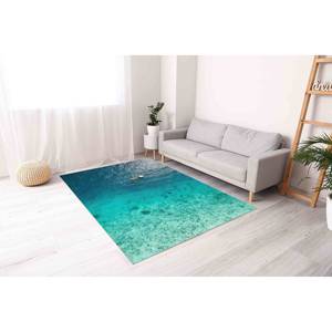 Alfombra Estampada con Decoración Costera Oceánica: Vista, Mar, Oficina, Decoración, Regalo, Alfombra de Chenilla - Product Image 4