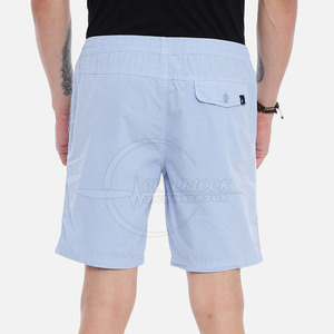 Lightweight <b>Men's</b> Casual <b>Shorts</b> Elastic Waist Comfortable and Solid <b>Pattern</b> for Online Wholesale Sale - Product Image 2