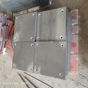 Staalplaat gaten lasergesneden geperforeerd anti-corrosie gepoedercoat op maat gemaakt inlegplaat lassen ponsen snijden diensten - Product Image 3