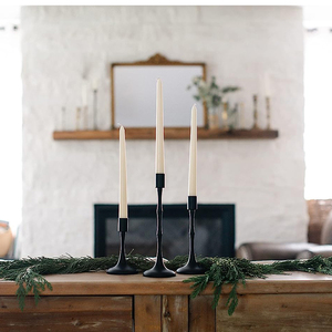 Décoration de table finie antique Meilleur prix de gros pour le nouveau dernier bougeoir en aluminium Pilier Stick Stand Metal - Product Image 6