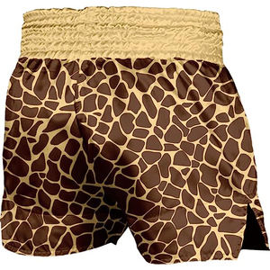 Short de kickboxing décontracté en coton léger pour hommes respirant Hip Hop MMA équipement d'arts martiaux couleur unie pour adultes - Product Image 4