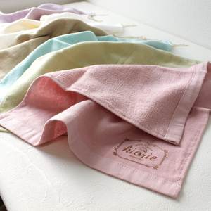 [Wholesale Products] HIORIE Osaka Natural Color Gauze <b>Towel</b> 100% Cotton Hand <b>Towel</b> 34cm*85cm Low MOQ Washable Quick Dry Sky <b>Blue</b> - Product Image 6