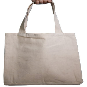 Sac fourre-tout en toile de coton biologique recyclable et écologique avec logo personnalisé imprimé à l'écran, poignée souple, sac de courses réutilisable - Product Image 5