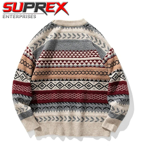 SUPREX ENTERPRISES Knitted Solid Vintage Winter <b>Men's</b> <b>Sweater</b> Casual Pullover Single Button Acrylic/Nylon/Wool Knit M-2XL 2026 - Product Image 6